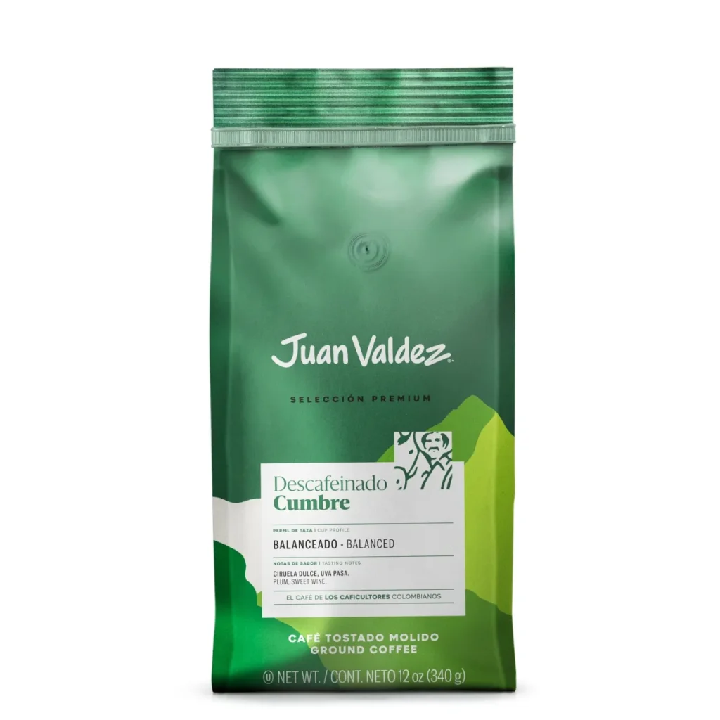 Juan Valdez descafeinado cumbre