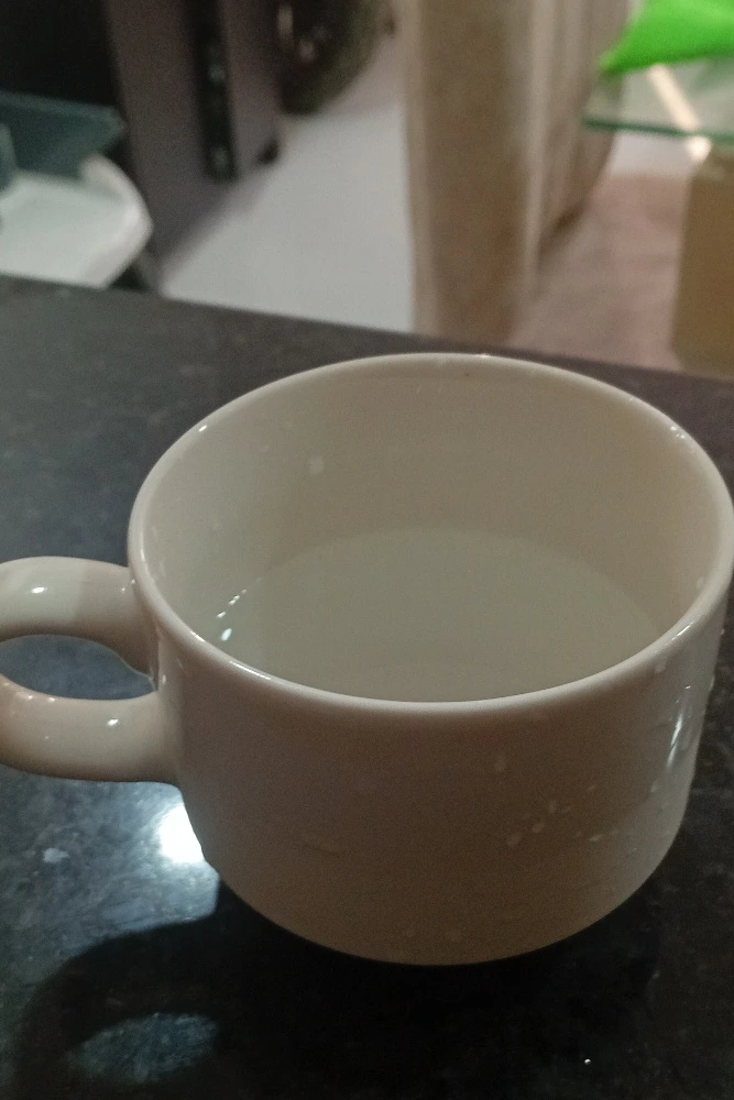 taza de agua