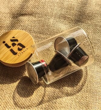 Capsula de cafe reutilizable de acero inoxidable