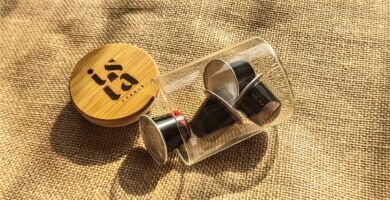 Capsula de cafe reutilizable de acero inoxidable